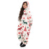 Snuggs Kids Blanket Onesie White Christmas Deer